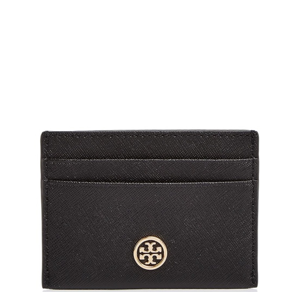 Tory Burch Robinson Leather Card Case